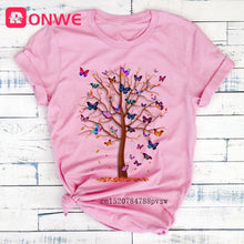 Load image into Gallery viewer, Woman Butterfly Tree Print