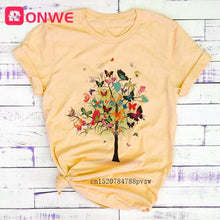 Load image into Gallery viewer, Woman Butterfly Tree Print
