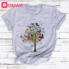 Load image into Gallery viewer, Woman Butterfly Tree Print