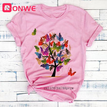 Load image into Gallery viewer, Woman Butterfly Tree Print