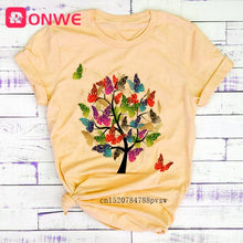 Load image into Gallery viewer, Woman Butterfly Tree Print
