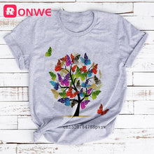 Load image into Gallery viewer, Woman Butterfly Tree Print