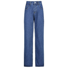 Load image into Gallery viewer, Hip Butterfly Print y2k Harajuku Fashion Jeans Women Streetwear Casual Baggy Straight High Waist Mom Denim Oversize 90s Iamhotty