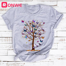 Load image into Gallery viewer, Woman Butterfly Tree Print
